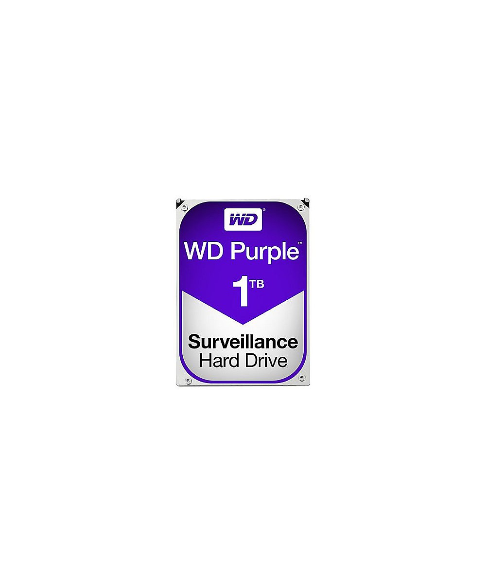 HARD DISK PURPLE 1 TB SATA 3 3.5" (WD10PURZ)