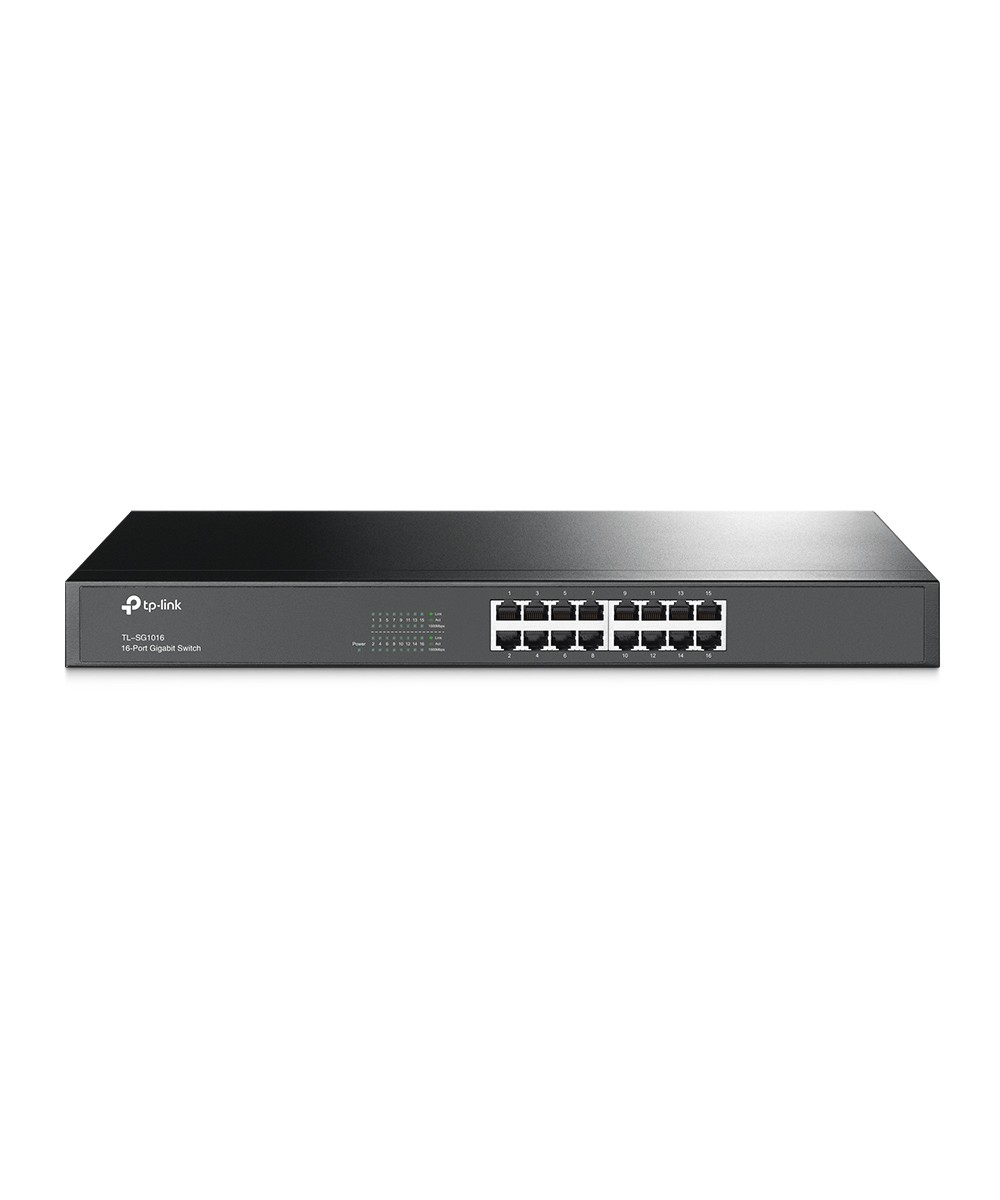SWITCH RETE 16 PORTE 10/100/1000 RACK TL-SG1016