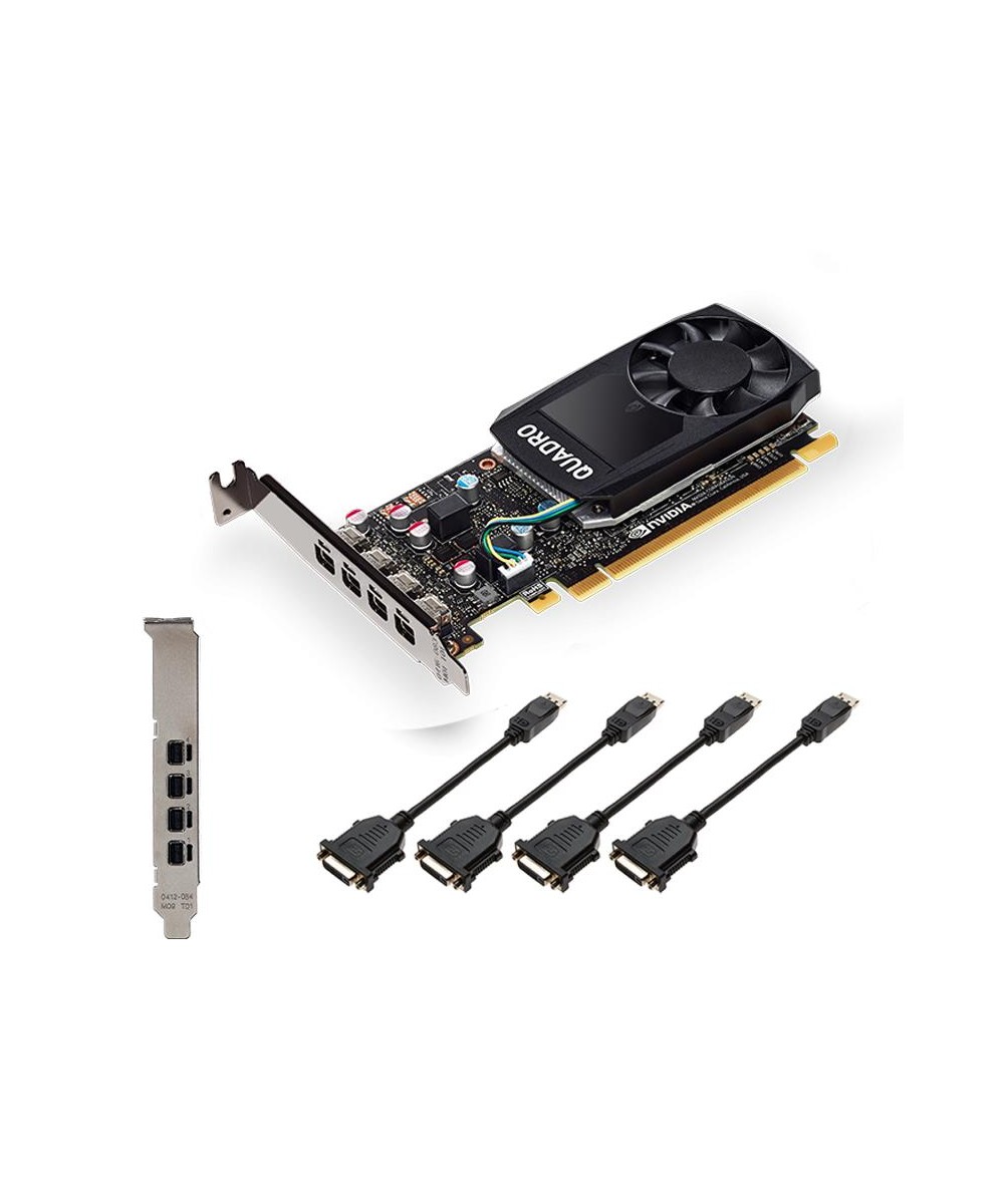 SCHEDA VIDEO QUADRO P1000 DVI V2 4 GB (VCQP1000DVIV2-PB)
