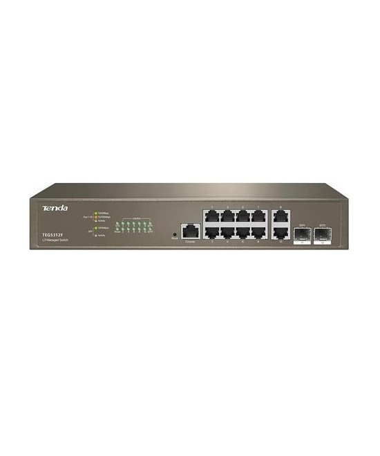 SWITCH RETE 10 PORTE TEG5312F GESTITO L3 GIGABIT ETHERNET (10/100/1000