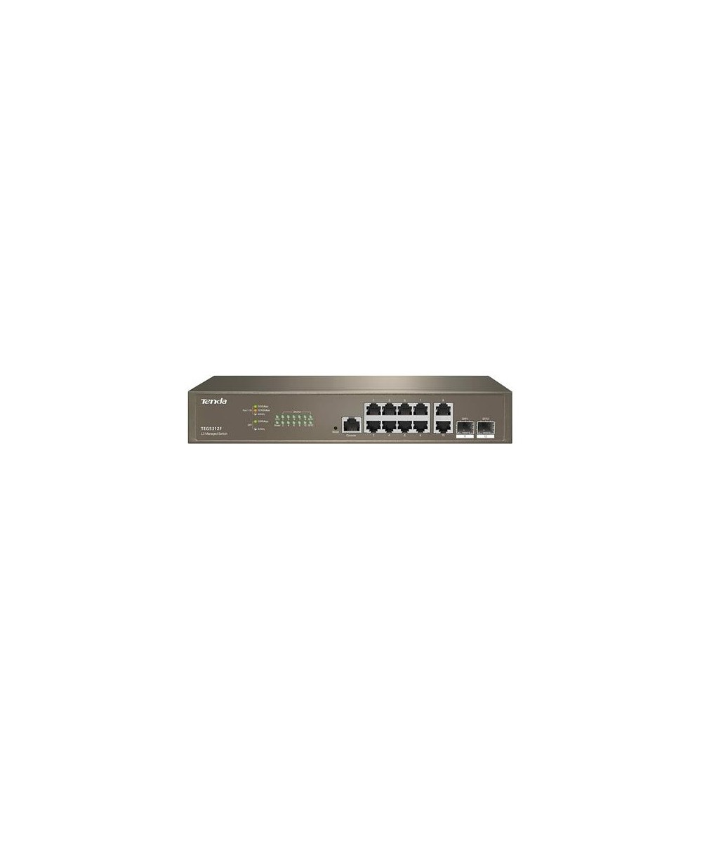 SWITCH RETE 10 PORTE TEG5312F GESTITO L3 GIGABIT ETHERNET (10/100/1000