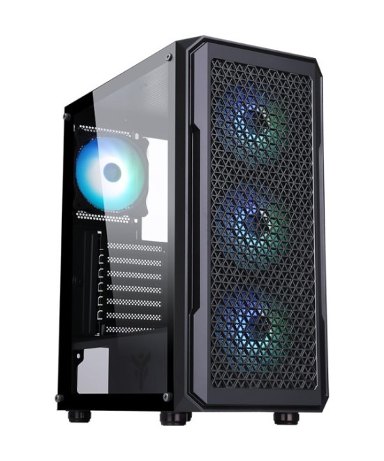 CASE GAMING SIX TRIANGLE ITGCAST33B ARGB - NO ALIMENTATORE - NERO