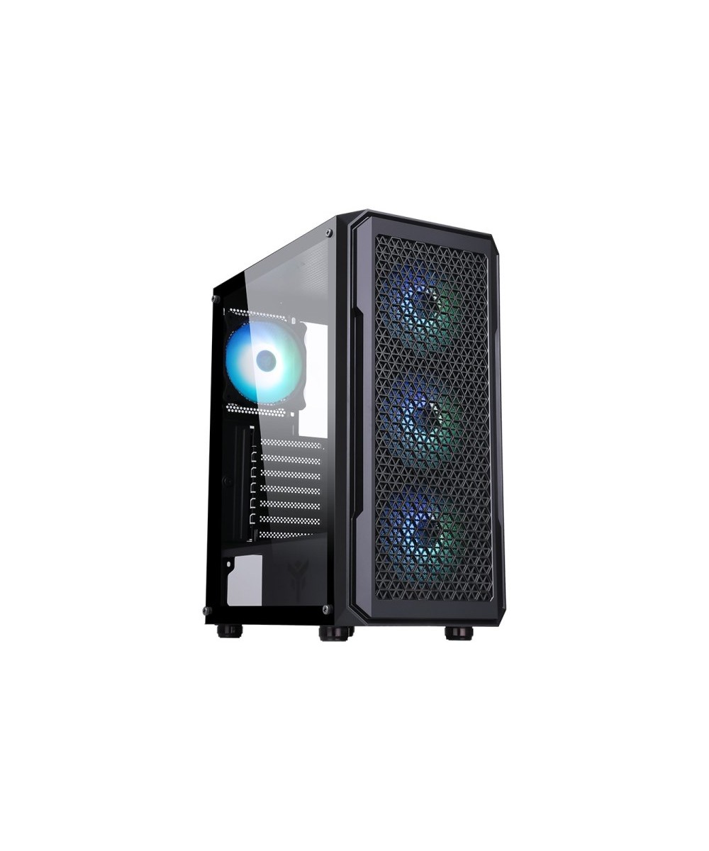 CASE GAMING SIX TRIANGLE ITGCAST33B ARGB - NO ALIMENTATORE - NERO