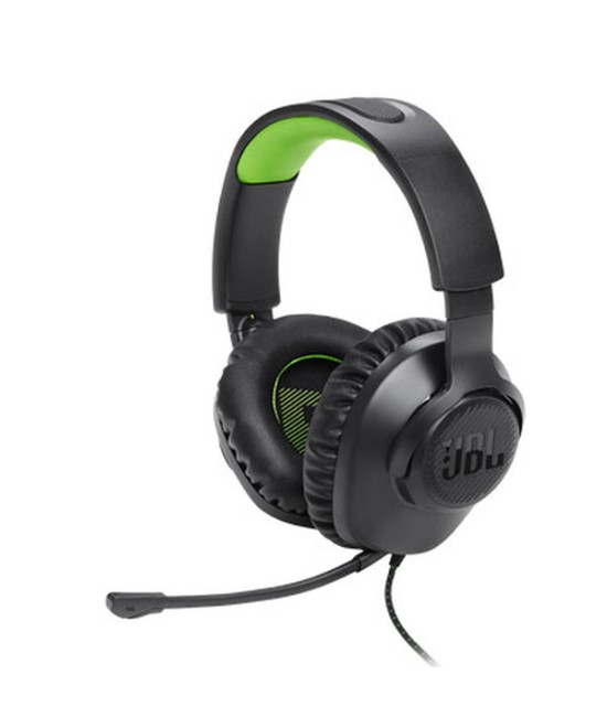 CUFFIA GAMING CON MICROFONO QUANTUM 100X (JBLQ100XBLKGRN)