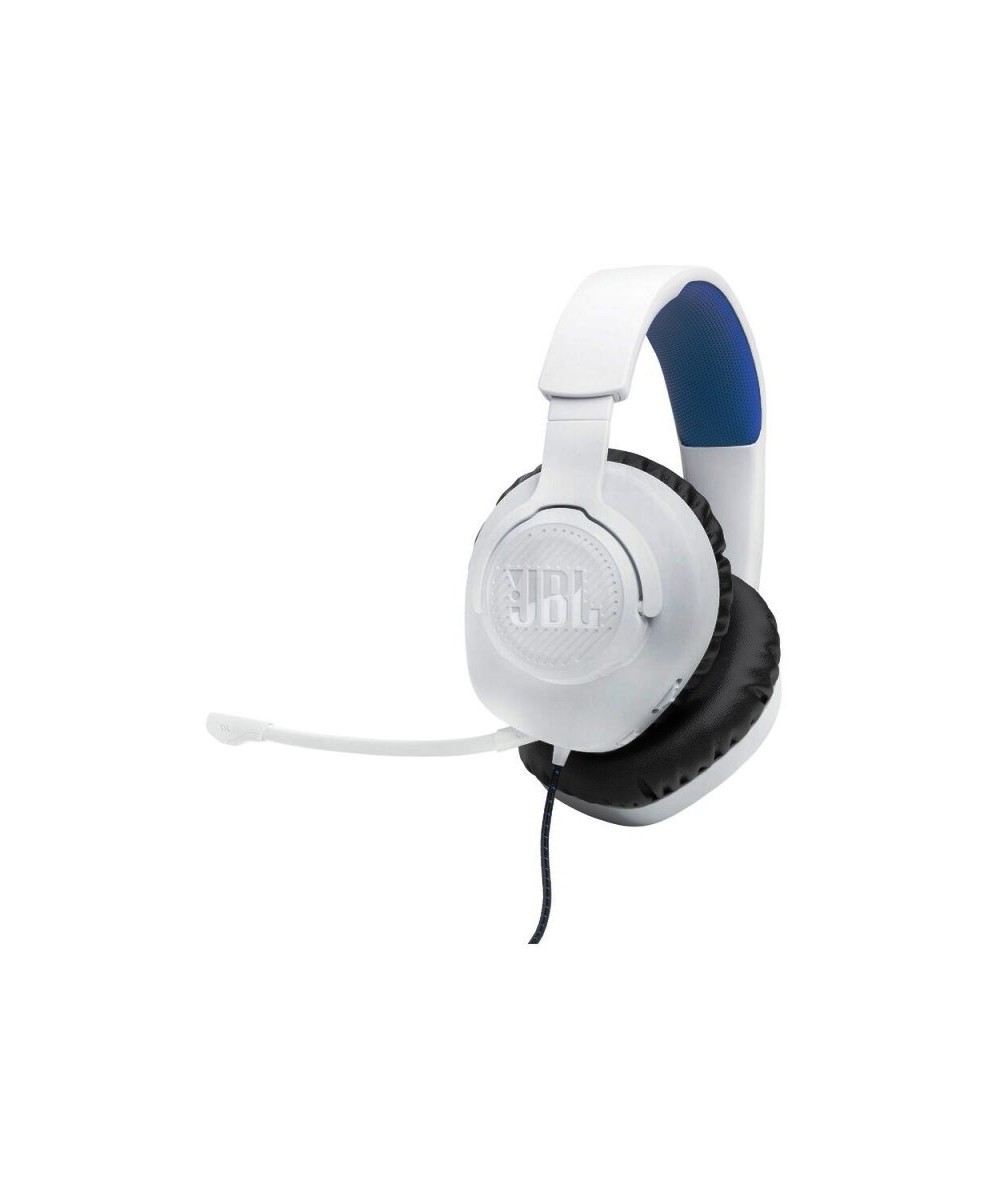 CUFFIA GAMING CON MICROFONO QUANTUM 100 BLU (JBLQ100PWHTBLU)