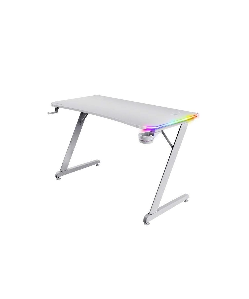 SCRIVANIA DA GIOCO PER COMPUTER GXT 709W LUMINUS DESK RGB (25328)
