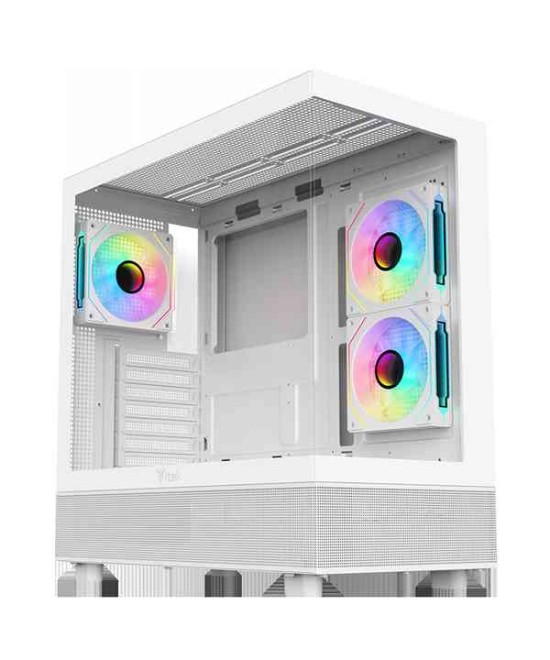 CASE GAMING TOWER SHOWBUI 42W - NO ALIMENTATORE - ARGB FAN - BIANCO (I