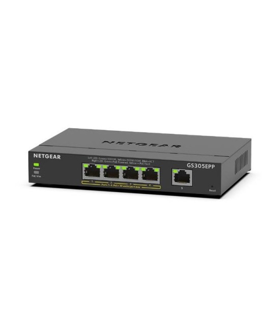 SWITCH RETE 5 PORTE 10/100/1000 GS305EPP-100PES POE