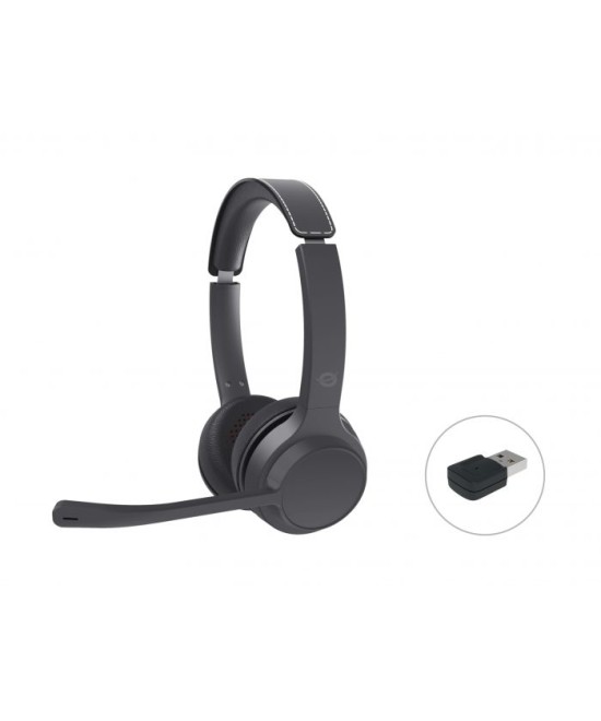 CUFFIE MICROFONO POLONA04BA BLUETOOTH CON ADATTATORE AUDIO USB