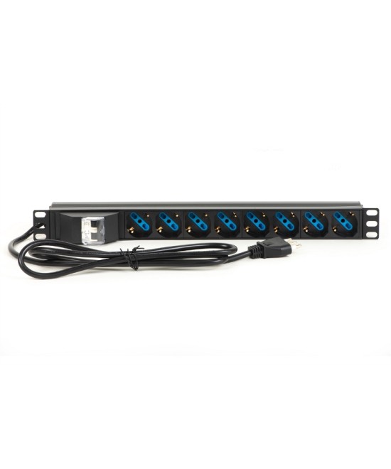 MULTIPRESA DA RACK 19" 8 PRESE UNIVERSALI (LK10085)