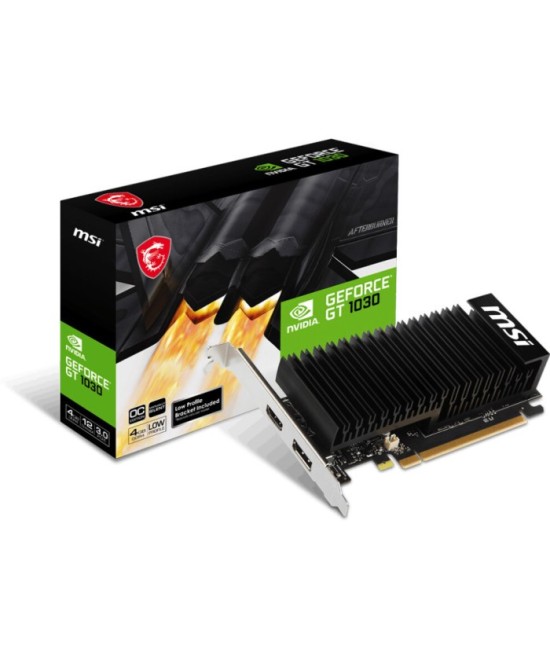 SCHEDA VIDEO GEFORCE GT1030 4GB 4GHD4 LP OC (V812-037R) 4 GB PCI-E