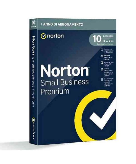 SOFTWARE ANTIVIRUS SMALL BUSINESS PREMIUM BOX - 10 DISPOSITIVI 500GB (