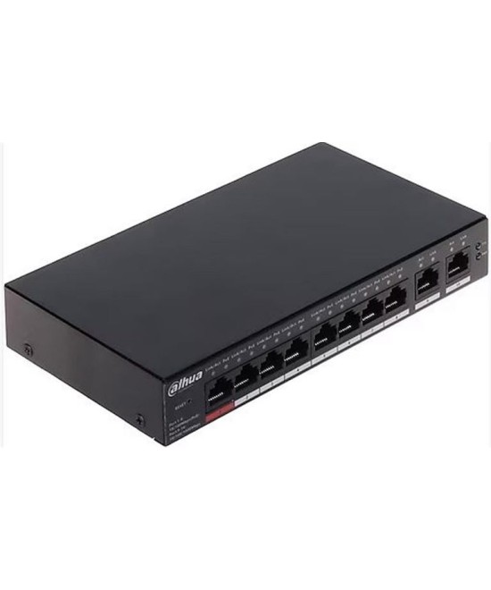 SWITCH RETE 8 PORTE POE + 2 PORTE 10/100/1000MBPS (CS4010-8ET-110)