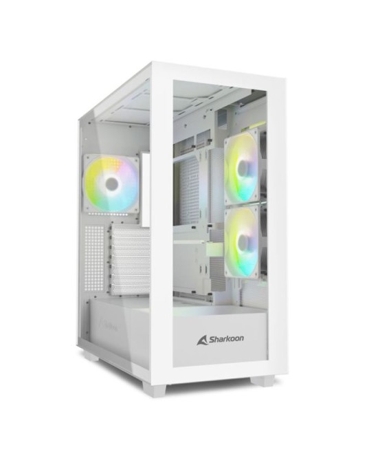 CASE GAMING REBEL C60 WHITE RGB ATX BIANCO NO ALIMENTATORE