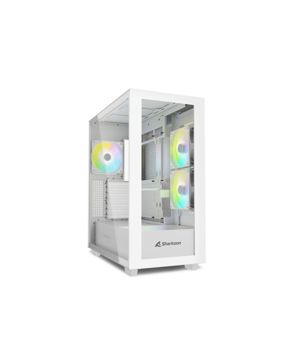 CASE GAMING REBEL C60 WHITE RGB ATX BIANCO NO ALIMENTATORE