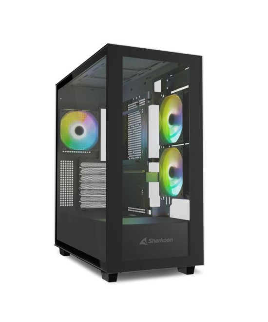 CASE GAMING REBEL C60 BLACK RGB ATX NERO NO ALIMENTATORE