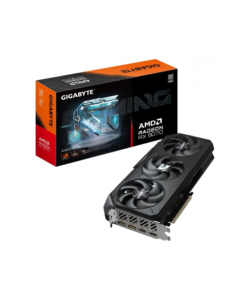 SCHEDA VIDEO RADEON RX9070 GAMING OC 16 GB (GV-R9070GAMING OC-16GD)