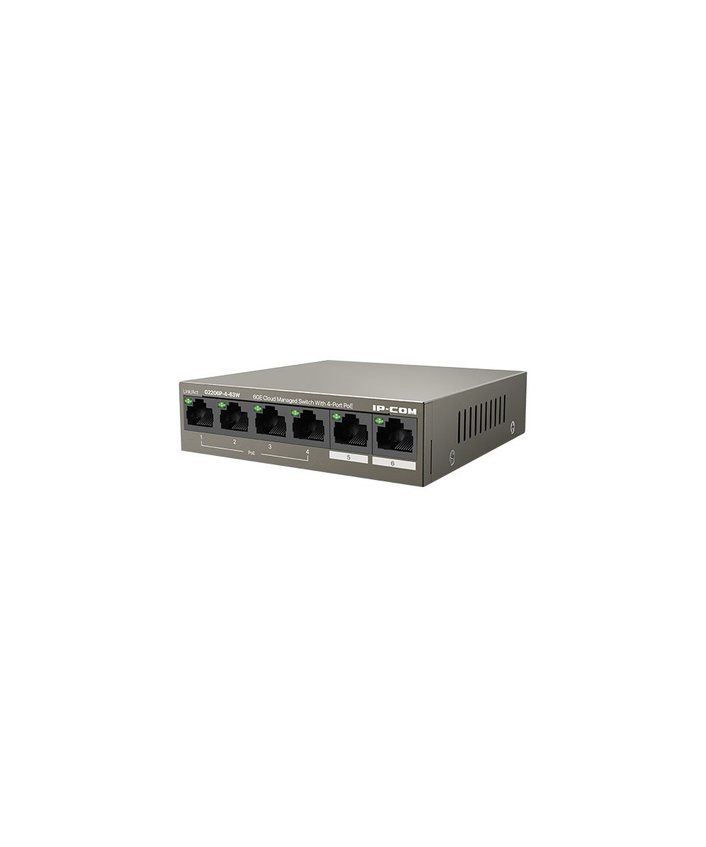 SWITCH 6 PORTE GIGABIT MANAGED 4 PORTE POE (G2206P-4-63W)