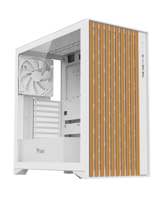 CASE GAMING WOODY ITGCAWO28W - NO ALIMENTATORE - FRONTALE IN LEGNO - B