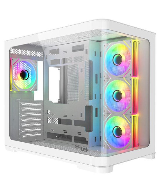 CASE GAMING DARK CAVE CURVED ITGCADCCW - NO ALIMENTATORE - DESIGN CURV