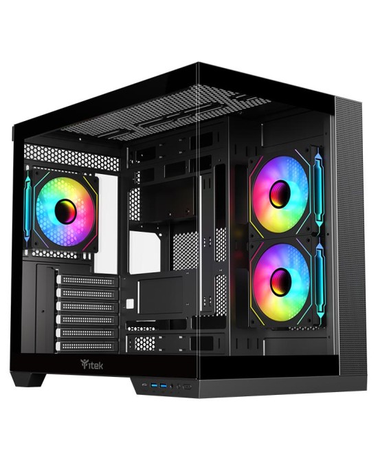 CASE GAMING DARK CAVE DS ITGCADCDSB - NO ALIMENTATORE - NERO