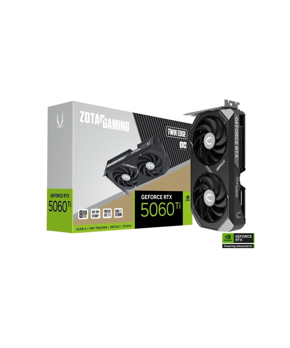 SCHEDA VIDEO GAMING GEFORCE RTX 5060 TI 8GB TWIN EDGE OC (ZT-B50610H-1