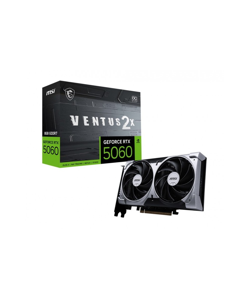 SCHEDA VIDEO GEFORCE RTX 5060 8G VENTUS 2X OC 8 GB DDR7 (V537-002R)
