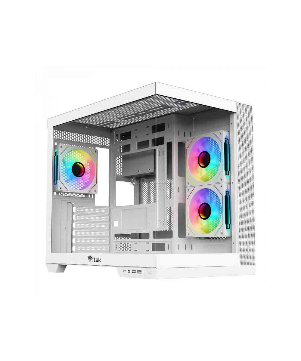 CASE GAMING DARK CAVE DS WHITE EDITION ITGCADCDSW - NO ALIMENTATORE - 