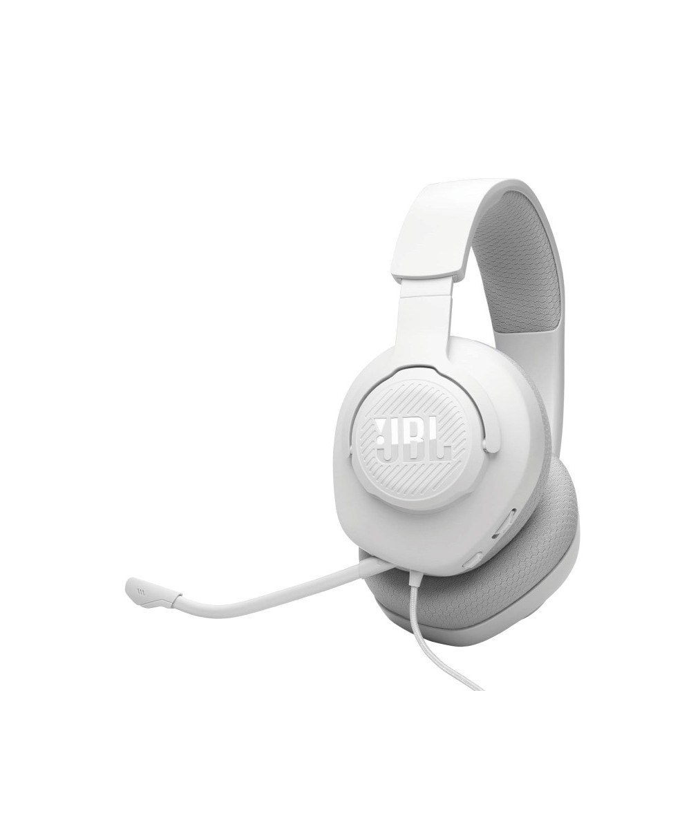 CUFFIA GAMING CON MICROFONO QUANTUM 100 BIANCO (JBLQTUM100M2WHT)