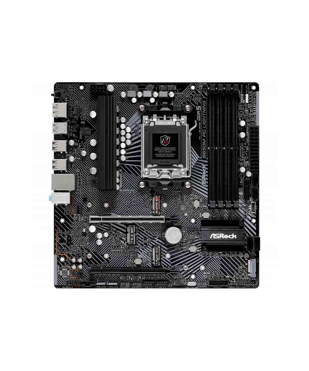 SCHEDA MADRE B650M PG LIGHTNING (90-MXBMV0-A0UAYZ) SK AM5