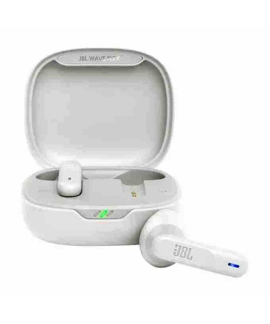 AURICOLARI BLUETOOTH WAVE FLEX + CUSTODIA RICARICA - COLORE BIANCO (JB