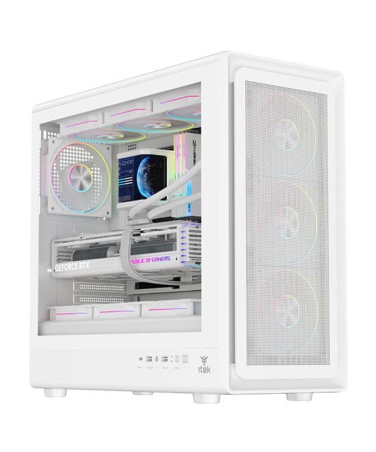 CASE GAMING TOWER MESHCORE 36W - NO ALIMENTATORE - ARGB FAN - BIANCO (