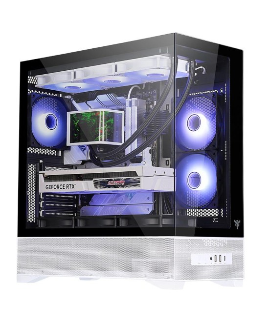 CASE GAMING TOWER SHOWBUI 37WB - NO ALIMENTATORE - ARGB FAN - NERO/BIA