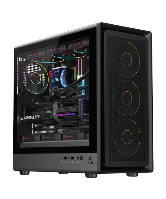 CASE GAMING TOWER MESHCORE 36B - NO ALIMENTATORE - ARGB FAN - NERO (IT