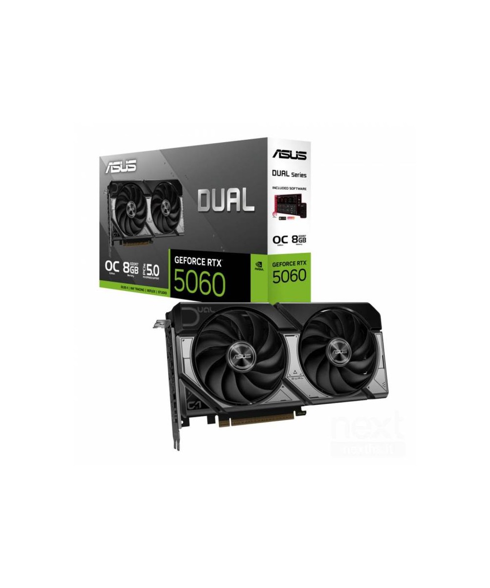 SCHEDA VIDEO GEFORCE DUAL RTX 5060 OC 8 GB GDDR7 (90YV0N12-M0NA00)