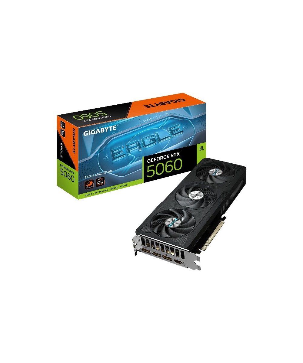 SCHEDA VIDEO GEFORCE RTX 5060 8 GB EAGLE MAX OC 8G GDDR7 (GV-N5060EAGL