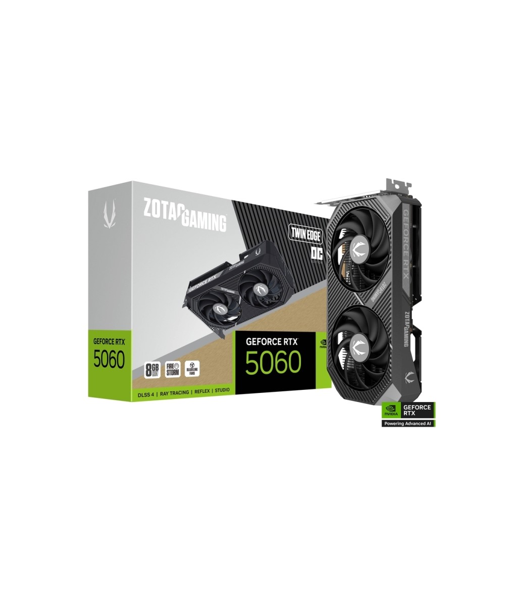 SCHEDA VIDEO GEFORCE GAMING RTX 5060 8 GB TWIN EDGE OC GDDR7 (ZT-B5060