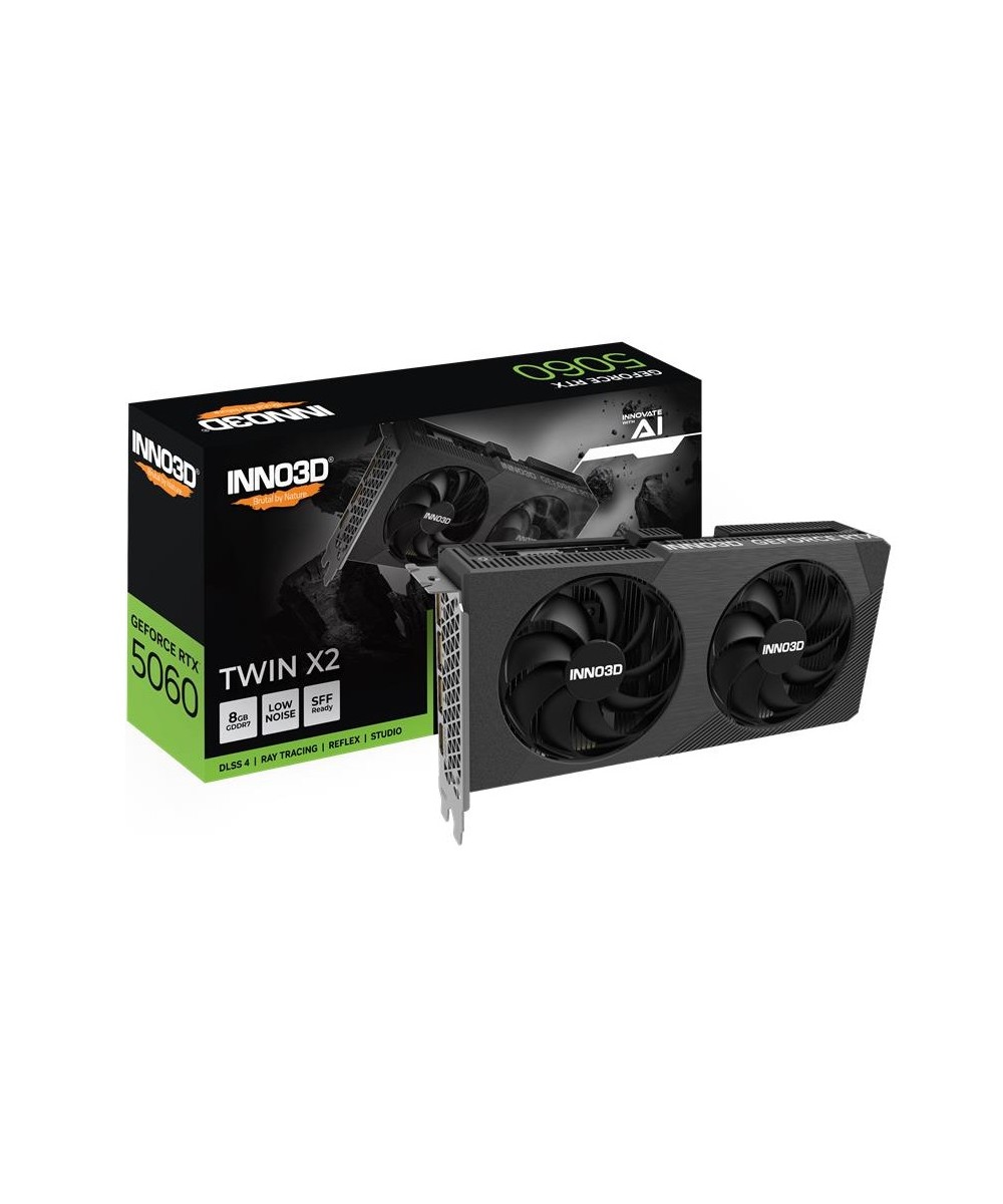 SCHEDA VIDEO GEFORCE RTX 5060 8 GB TWIN X2 GDDR7 (N50602-08D7-195071N)