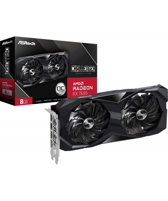 SCHEDA VIDEO RADEON RX7600 CHALLENGER OC 8GB (90-GA41ZZ-00UANF)