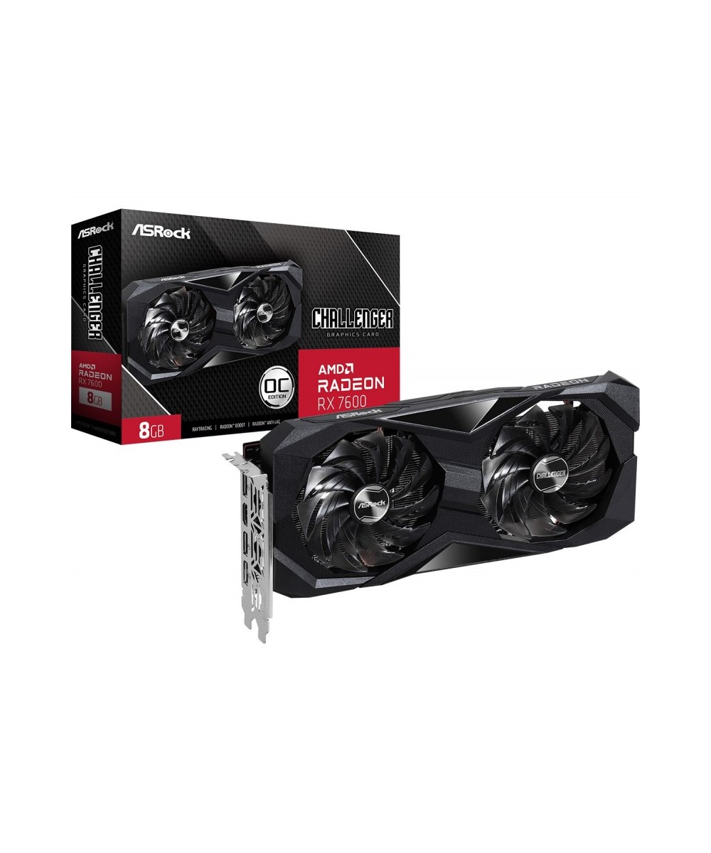 SCHEDA VIDEO RADEON RX7600 CHALLENGER OC 8GB (90-GA41ZZ-00UANF)