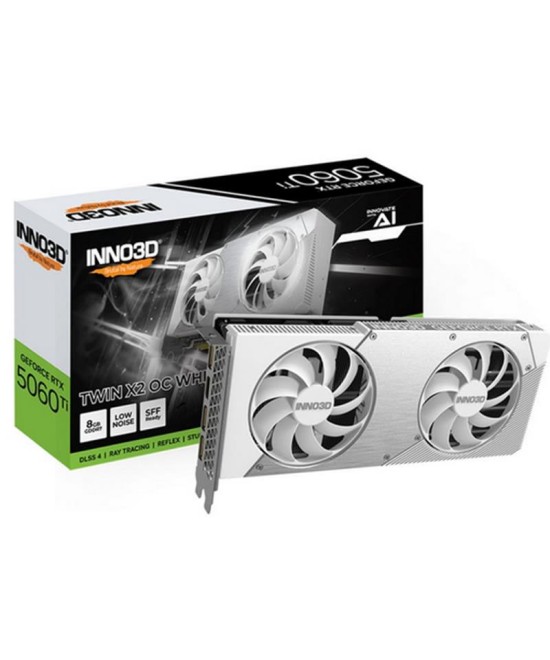 SCHEDA VIDEO GEFORCE RTX 5060 8 GB TWIN X2 OC WHITE GDDR7 (N50602-08D7