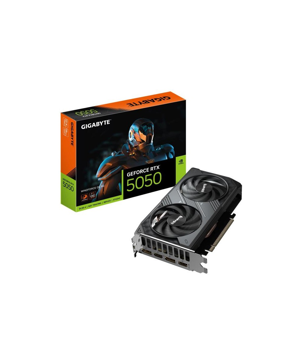 SCHEDA VIDEO GEFORCE RTX 5050 WINDFORCE OC 8GB (GV-N5050WF2OC-8GD)