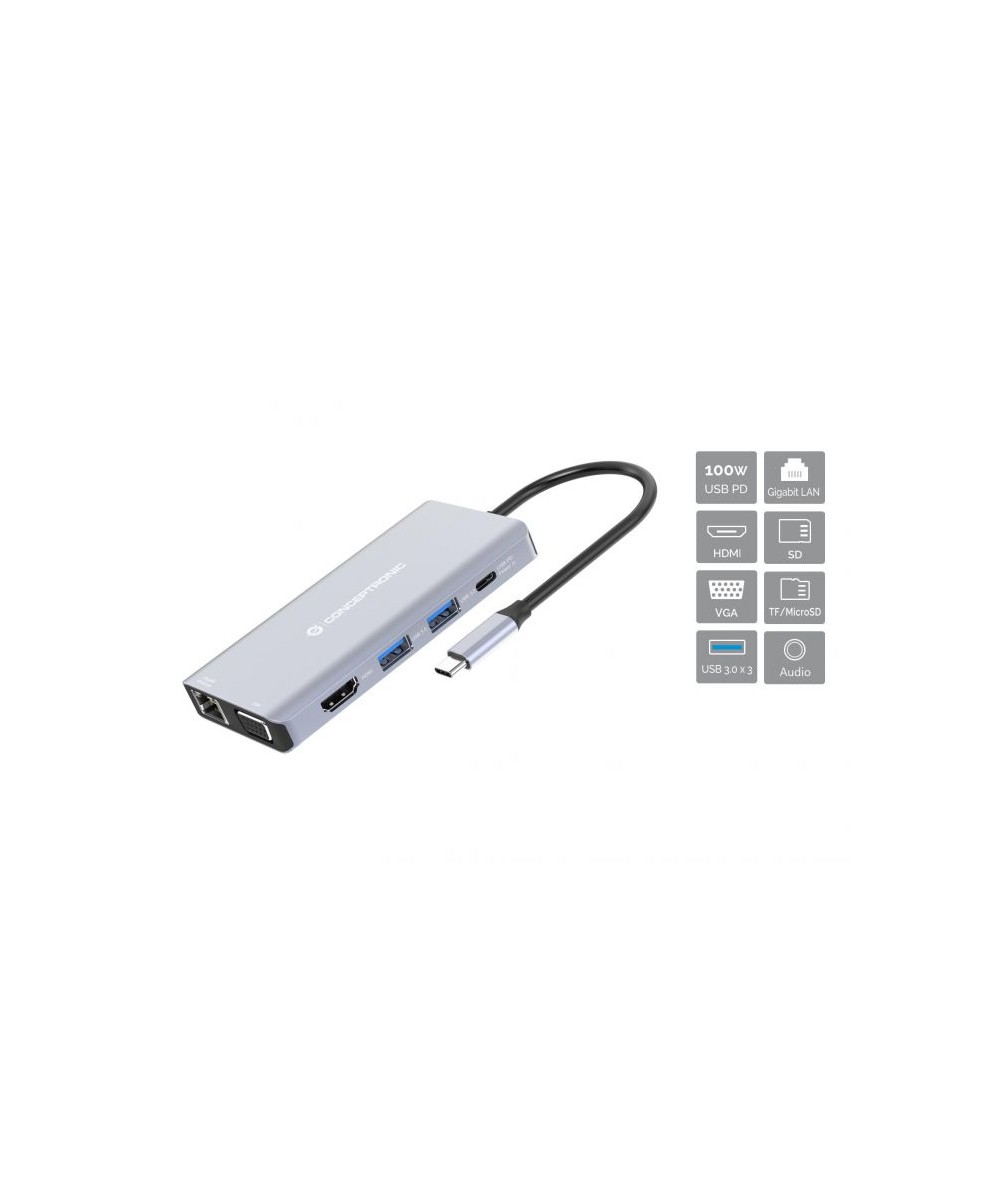 DOCKING STATION DONN20G 10-IN-1