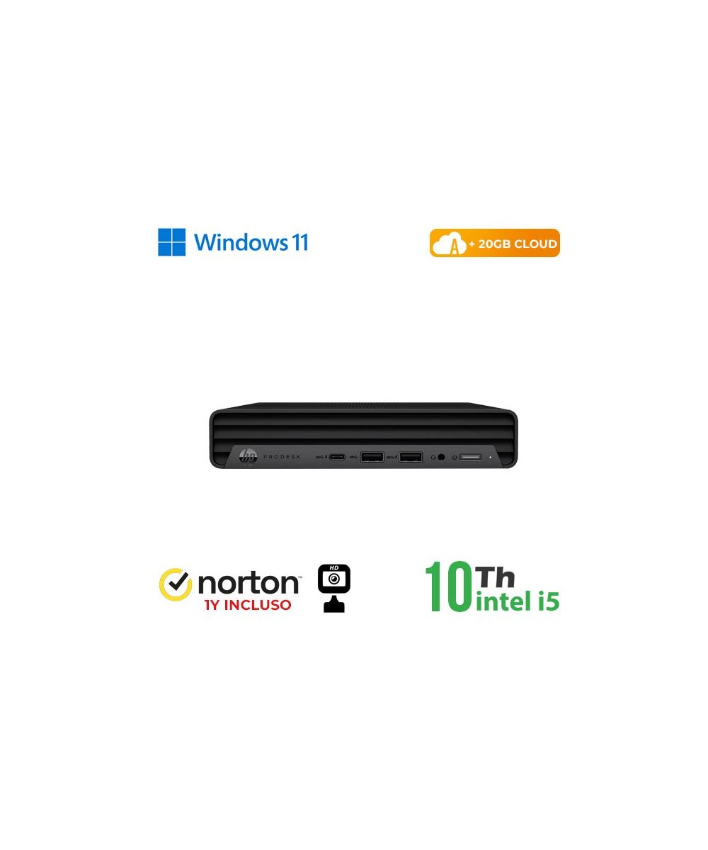PC HP 600-800 G5 MINI PC INTEL CORE I5-9 GEN. 8GB 256GB SSD WINDOWS 11