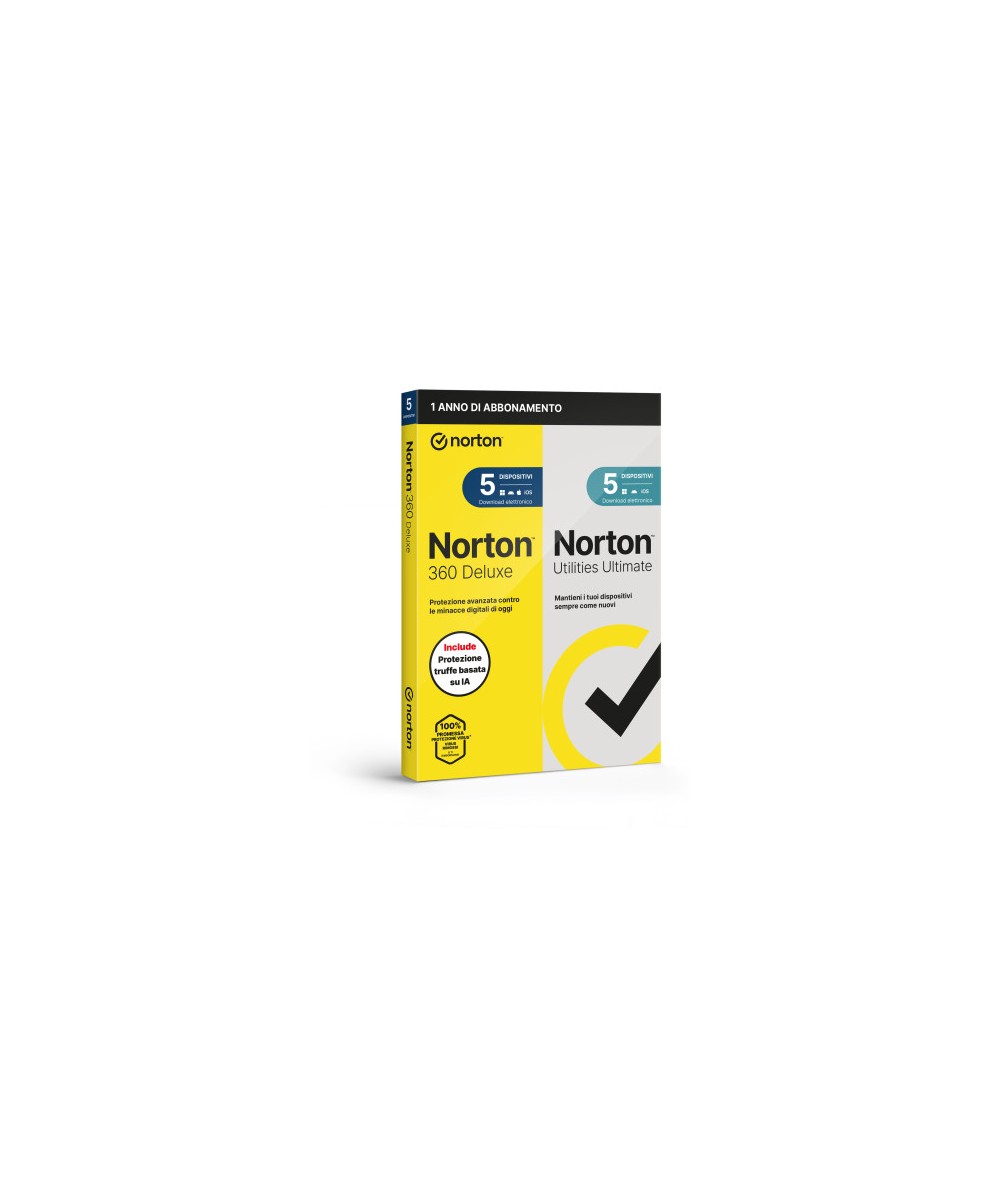 SOFTWARE ANTIVIRUS 360 DELUXE 2026 + UTILITIES ULTIMATE - 5 DISPOSITIV
