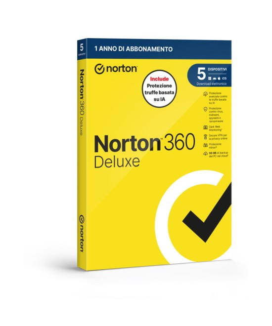 SOFTWARE ANTIVIRUS 360 DELUXE 2026 ATTACH - 5 DISPOSITIVI 50GB (214837