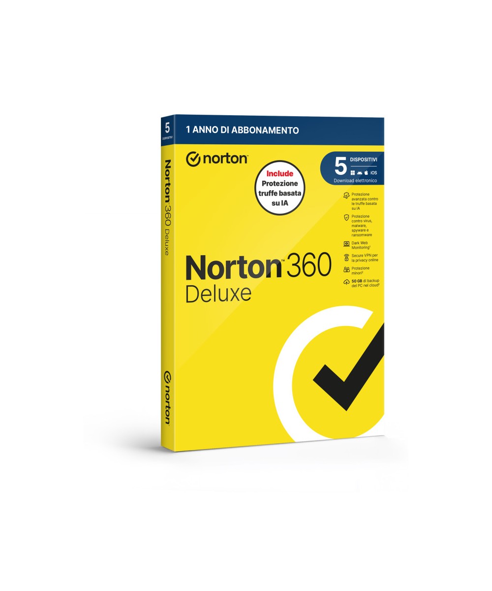 SOFTWARE ANTIVIRUS 360 DELUXE 2026 ATTACH - 5 DISPOSITIVI 50GB (214837