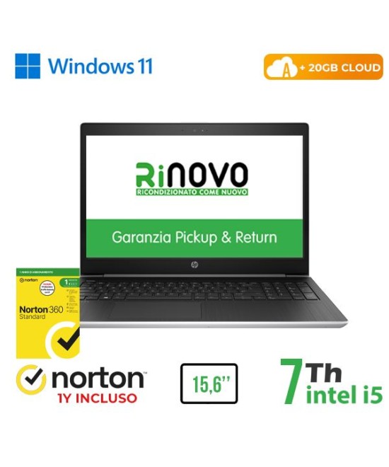 NOTEBOOK 450 G5 15.6" INTEL CORE I5-7 GEN. 8GB 512GB SSD WINDOWS 11 PR