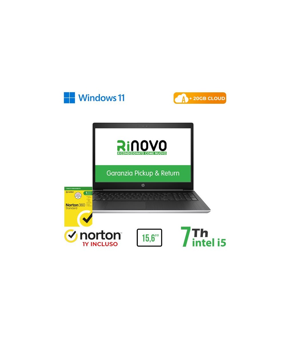 NOTEBOOK 450 G5 15.6" INTEL CORE I5-7 GEN. 8GB 512GB SSD WINDOWS 11 PR
