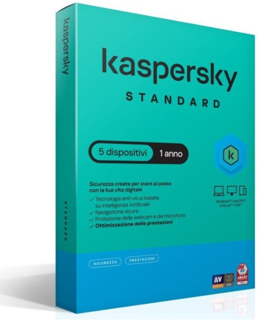 SOFTWARE SUPERSLIMBOX STANDARD ANTIVIRUS FIREWALL 1 ANNO 5 DISPOSITIVI